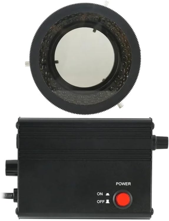 Microscope Accessories Kit 78 LED Ring Light Polarized Light Polarizer Adjusted for Stereo Microscope Microscope Slides