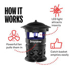 DynaTrap DT1130SR Mosquito & Flying Insect Outdoor Trap and Killer – Kills Mosquitoes, Flies, Wasps, Gnats, & Other Flying Insects – Protects up to 1/2 Acre