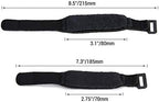 Facmogu 2PCS Guitar String Mute Dampener, Guitar String Cover Belt, Adjustable Bass Guitar Mute Silencer, Fretboard Muting Straps, Guitar Noise Damper Tape, Musical Instrument Accessories - Black