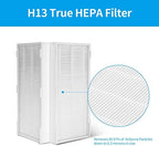 1-Pack CAP-1000 True HEPA Replacement Filter Compatible with Cuisinart CAP-1000FPK Purifier, 3-in-1 Filtration