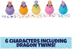 Hatchimals Alive, Pink & Yellow Egg Carton Toy with 6 Mini Figures in Self-Hatching Eggs, 11 Accessories, Kids Toys for Girls and Boys Ages 3 and up