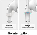 elago Ear Hooks Designed for AirPods Pro, 4 & 3 & 2 & 1, Earbuds Accessories, Anti-Slip, Ergonomic Design, Comfortable Fit [US Patent Registered]