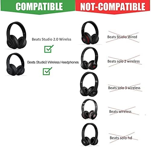 Studio 3.0 Wireless Top Headband Replacement Parts Accessories Studio 3 A1914 Headband Repair Kit Compatible with Studio 2.0 / Studio 3.0 Wireless (Shadow Grey)