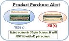 EM EMAJOR TECH New Screen Replacement for Lenovo Ideapad 110-15ISK 80UD 1366X768 HD Non-Touch LCD LED Display with Tools