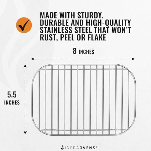 Accessories for Ninja Air Fryer 2 Basket 8 QT DZ201 & 10 QT DZ401, Reusable Sheets Liners and Rack for Foodi Dual Zone Double Airfryer, Kitchen Appliances Accessory Set with Recipe Book by INFRAOVENS