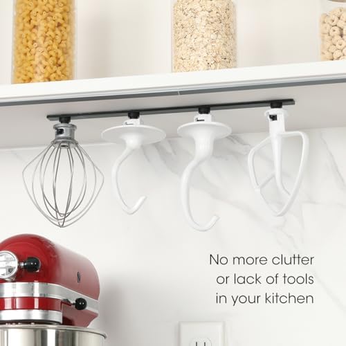 Aieve Metal Stand Mixer Attachment Holder Compatible with Kitchenaid Mixer Accessories, for Storage Organize Your Kitchen Aid attachments