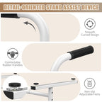 THOOUM Couch Chair Sofa Stand Assist for Seniors, Height & Width Adjustable Couch Lift Assist for Elderly Mobility Sit to Stand(300LBs Loading, Polished White)