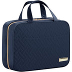 HOTOR Travel Toiletry Bag - Toiletry Bag w/Hanging Hook - Spacious Toiletry Bag for Women & Men, Makeup Bag/Big Comparment, Waterproof for Travel Accessories, Travel Essentials, Medium, Navy Blue