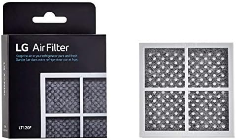 LG 6 Month (LT120F) Replacement Refrigerator Air Filter, 1 Count (Pack of 1), White