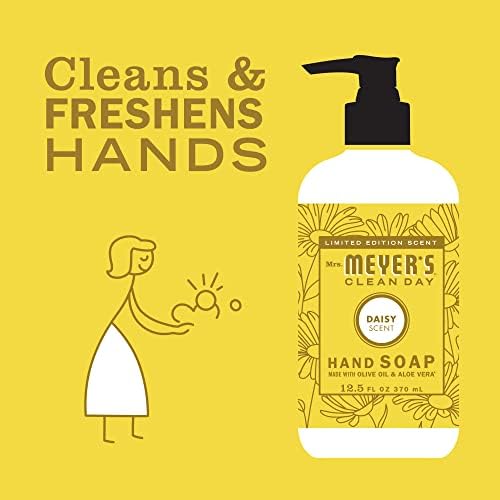 MRS. MEYER'S CLEAN DAY Hand Soap, Daisy, 12.5 Fl Oz (Pack of 3)