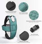 Wheelchair Seatbelt with Pocket Wheelchair Seat Belts for Adults Anti-Slip & Adjustable Wheelchair Accessories Safety Belt for Seniors Elderly, Patients, Anti-Fall Wheelchair Harness Vest