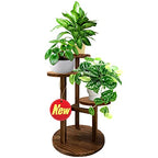 GEEBOBO 3 Tier Plant Stand Indoor For Multiple Plants, Corner Flower Shelf Plant Holder Display Rack Shelving for Patio Garden Balcony Bedroom Living Room