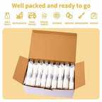 N9R 75 Pack Pre Rolled Silver Plastic Cutlery Set, Wrapped Plastic Silverware Set with 75 Forks, 75 Knives, 75 Spoons and 75 Napkins, Disposable Cutlery Set for Party and Wedding