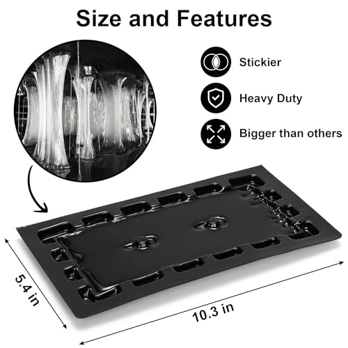 16 Pack Sticky Mouse Traps - Heavy Duty Rat Trap for Home Indoor Outdoor, Mouse Glue Traps, Mice Traps, Sticky Rats Traps, Sticky Glue Traps for Rodent, Snake, Roach, Spider, Black (10.3" X 5.4")