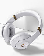 FEYCH Beats Studio Replacement Ear Pads 2 Pieces Noise Isolation Memory Foam Ear Cushions Cover for Beats Studio 2.0 Wired/Wireless B0500 B0501 Headphone & Beats Studio 3.0 (White)