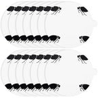 KILSACO Flea Trap Refill Discs- Sticky Glue Boards 14 Packs- 7.1 Inch Natural Glue Board, Non-Toxic Refill Glue Pad Replacement Mat Fits Most Flea Traps