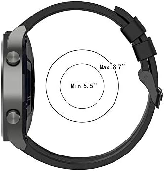 FitTurn Band Compatible with Huawei Watch Watch 4 pro/GT 5 4 3 2 Pro/GT 2e/GT 5 4 46mm/GT2 46mm/GT Active/ Replacement Straps Silicone Bands Bracelet Watch band Accessory Band for Huawei Watch 4pro/3pro/GTR 4