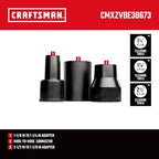 CRAFTSMAN CMXZVBE38673 Adapter Wet Dry Vac Attachment Kit, Industrial-Grade Vac Accessories that Connects 2-1/2 inch Hoses to 1-7/8 in. Parts, 1-7/8 inch Hoses to 1-1/4 in. Parts