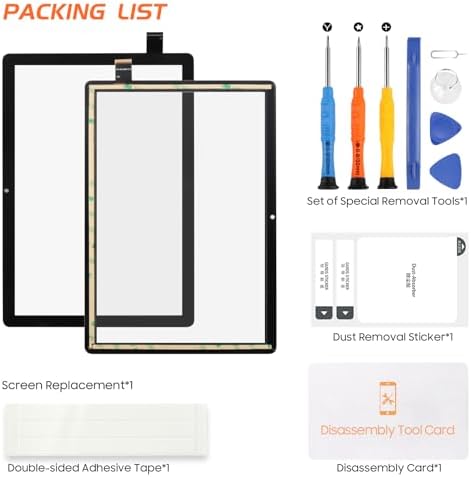 for Onn 100092980 Screen Replacement for Onn Kids Tablet 10.1 Screen for Onn 100092980 Touch Screen Digitizer Black with Tools(not Including LCD)