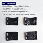 Cloud II Hinge Clamps - Replacement Hinge Side Buckles Parts for HyperX Cloud 2 / Cloud I/Cloud X/Cloud Pro/Cloud Core Wired Gaming Headsets (Right + Lift)