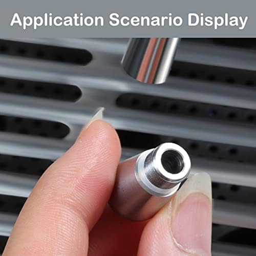 Coffee Maker Steam 3&4 Hole Nozzle 304 Stainless Steel Multiple Holes Tip Milk Foam Spout for Breville 8 Series Espresso Machine Steam Wand Tip Part Replacement