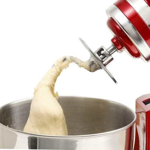 Stainless Steel Dough Hook Attachment for KitchenAid 4.5-5 Quart Tilt-Head Stand Mixer, K45DH Dough Hook Replacement for KSM90 and K45, Mixer Parts Accessories…