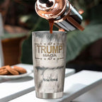 Joymarke Make America Great Again Trump Tumbler 2024, Skull American Flag 20 Oz Tumbler, Patriotic Birthday Gifts for Women Men, USA Flag Tumbler Insulated Cup With Lid, Republican Tumbler Cups