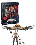 G.I. Joe Classified Series #139, CHIP Raptor Talon & General Ledger, Collectible 6 Inch Action Figure & Pet with 7 Accessories; Articulated Wings