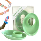 LiquiBands Silicone Wrist Bands for Washing Face - Spa Face Wash Wristbands That Keep You Dry - 1 Pair of Wrist Water Guards - Essential Beauty Accessory for Teen Girls Sage Green