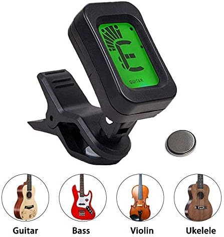 Guitar Accessories Kit with Guitar Strings,Guitar Tuner,Guitar Capo,3-in-1 Restring Tool,Pick Holder,Guitar Picks,Finger Protectors,Thumb Finger Picks, Guiter Bridge Pins,Guitar Nuts,Guitar Saddles