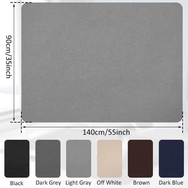 Office Chair Mat for Hardwood Floor&Tile,55"x35" Anti-Slip Desk Chair Mat,Low-Pile Mat,Multi-Purpose Hardwood Floor Protector for Office,Home (Black, 35 * 55IN)
