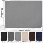 Office Chair Mat for Hardwood Floor&Tile,55"x35" Anti-Slip Desk Chair Mat,Low-Pile Mat,Multi-Purpose Hardwood Floor Protector for Office,Home (Black, 35 * 55IN)