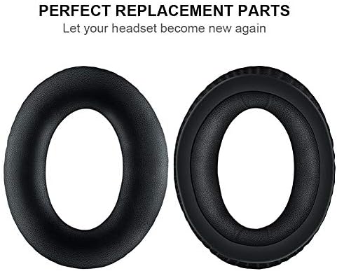 A20 Headset Replacement Ear Pads Ear Cushions Kit Compatible with Bose Aviation Headset X A10 A20 Headphone Ear Cups Ear Cover Earpads Repair Parts Memory Foam Earpads(Black)