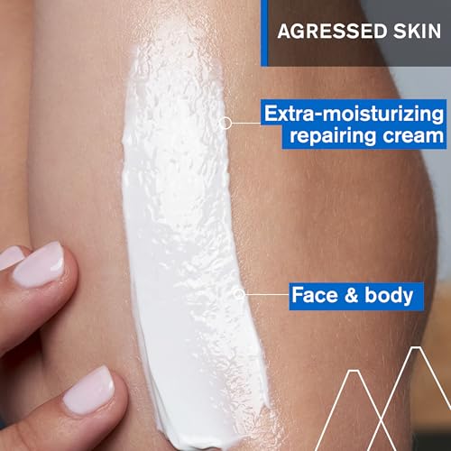 Uriage Bariederm Cica-Cream | Face and Body Cream that Protects & Repairs Irritated Skin | With Hyaluronic Acid, vitamin B5, Copper and Zinc: Relieves Discomfort, Rash Relief | Every Day SOS Cream