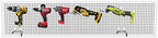 KINOMI 24 Pack Pegboard Hooks Heavy Duty Pegboard Drill Holder Power Tool Holder, Value Set, Large Pegboard Accessories and Hooks for Tools, Power Drills, Art and Craft Supplies etc