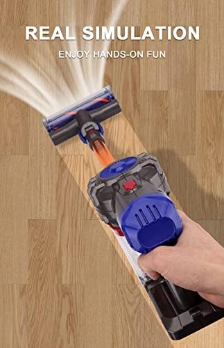 Toy Vacuum for Toddlers 3, Kids Vacuum Cleaner Set That Really Works Working, Baby Play Vacuumm-Cordless Real Suction, Housekeeping Keeping Girl Boys