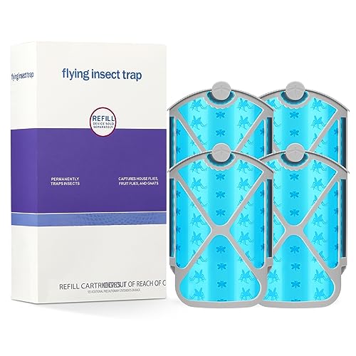 INRAGEO Insect Trap Refill Kit, Compatible with M364, Attracts Traps Flying Insects Fruit Flies and Other Insects (4Pcs)