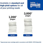 Brother Genuine Standard Yield Toner Cartridge, TN730, Replacement Black Toner, Page Yield Up To 1,200 Pages, Amazon Dash Replenishment Cartridge,1 Pack