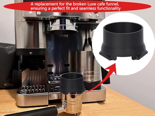 Replacement Coffee Machine Funnel Compatible with Ninja Luxe,Perfect Replacement Funnel to Get Machine Working Optimally Again(Black)