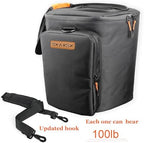 Shoulder Bag Carry Case for Bose S1 Pro+ Portable Bluetooth Speaker PA System and Microphones, Transmitters, Tablet, Power Cord Accessories