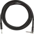 Fender Professional Series Instrument Cable, Guitar Cable, Guitar Accessories, Straight/Angle, Black, 10ft