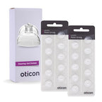 Genuine Oticon Hearing Aid Domes Minifit Power 10mm (0.39 inches - Large), Oticon Branded OEM Denmark Replacements, Authentic Accessories for Optimal Performance -2 Pack/20 Domes Total