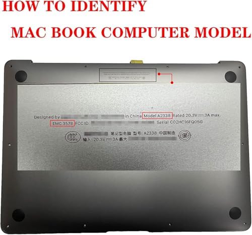 Screen Replacement for MacBook Air 13.3" A2337 2020 Year EMC 3598 Retina Full LCD Display Assembly 2560x1600 (Rose Gold)