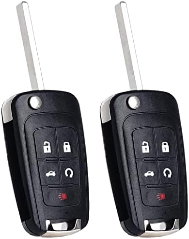 Key Fob Replacement Fits for Chevy Cruze Equinox Camaro Impala Malibu Sonic Buick Regal Verano Encore Lacrosse GMC Terrain 2010-2021 OHT01060512 Keyless Entry Remote Control 13504199