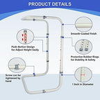 Zelen Blanket Lifter for Feet Lift Bar Sheet Riser Foot Tent Blanket Support Holder 26-34'' Adjustable Bed Cradle Assistance Device Hospital Bed Rail Accessories Leg Knee Ankle Post Surgery Recovery