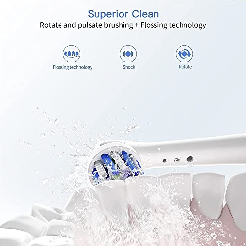 Replacement Toothbrush Heads for Oral B Braun, 12 Pack Professional Electric Toothbrush Heads, Precision Clean Brush Heads Refill Compatible with Oral-B 7000/Pro 1000/9600/ 5000/3000/8000 (12pack)