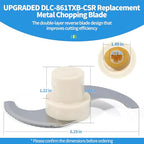 Food Processor Blade, Compatible with Cuisinart Food Processor DLC-8 Replacement Blade, DLC-861TXB-CSR Blade Replacement Parts for 11-Cup Food Processor, Fits Models DFP-11, DLC-2011, and More