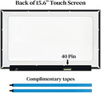 LCD Touch Screen Replacement for Lenovo ideapad 3-15IIL05 3-11L05 3-15IML05 3-15ITL05 3-15ADA05 81WE, HD 1366x768, 40 Pin Touch LCD Display (81WE006KUS 00KVUS 00NKUS 000DUS 000EUS 0045US)