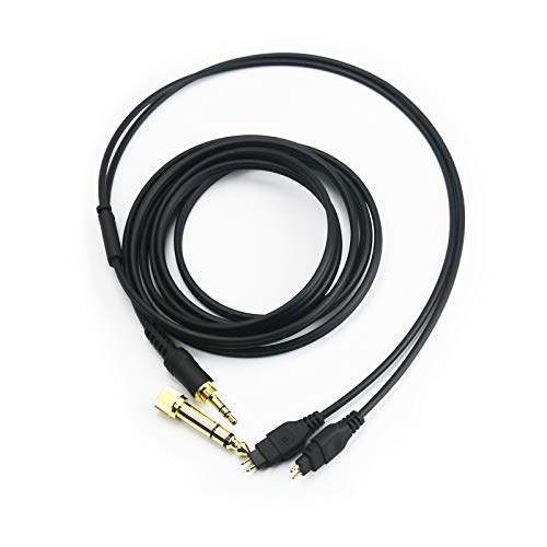 NewFantasia Replacement Audio Upgrade Cable Compatible with Sennheiser HD650, HD600, HD580, HD660S, HD58X, HD565, HD545, HD535, HD525, HD265, Massdrop HD6XX Headphones 1.5meters/4.9feet