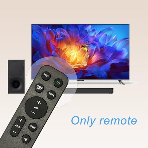 RMT-AH513U Replacement Remote Control Compatible with Sony SoundBar HT-SC40 HT-S400 SA-SC40 SA-S400 SA-WS400 SA-WSC40 HTSC40 HTS400 SASC40 SAS400 SAWS400 SAWSC40